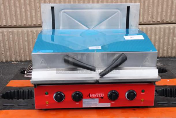 Brand new Avantco SAL23M 23" electric salamander, 208/240V, 3450/4000W, slight cosmetic imperfections, S/N: CK-231175R-122N1S.