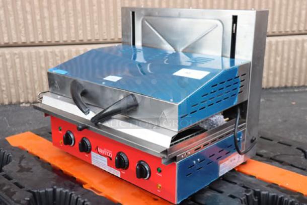 Brand new Avantco SAL23M 23" electric salamander, scratch-n-dent, 208/240V, 3450/4000W, S/N: CK-231175R-122N1S.