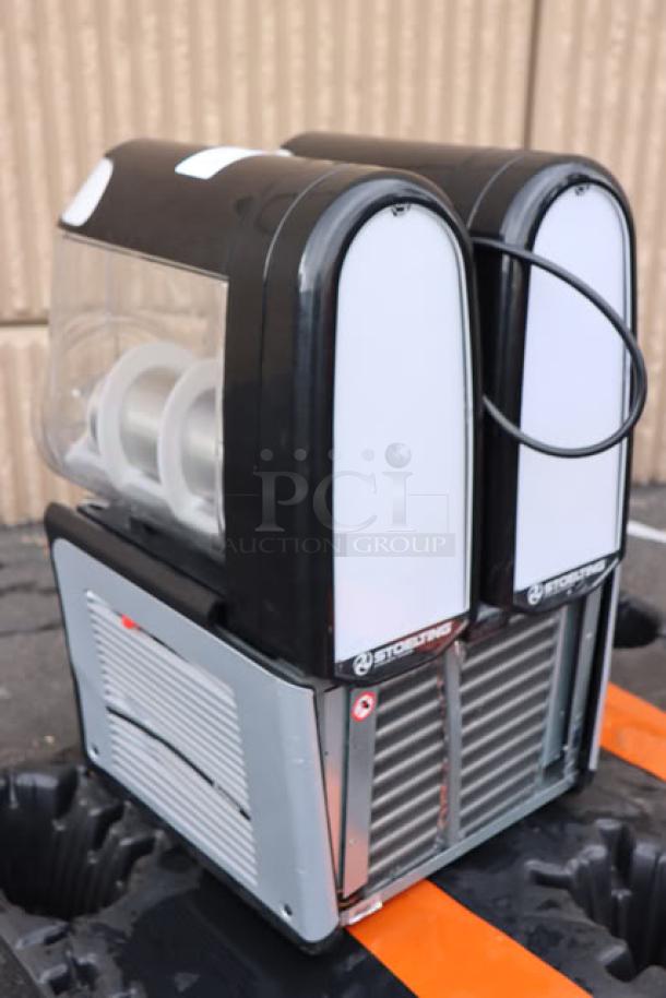 Brand new Stoelting SCBF128-37 double 2.6-gallon frozen beverage machine, 115V. Out of original packaging.