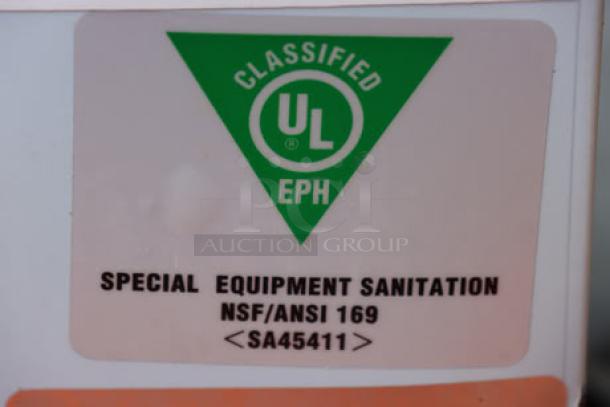 BRAND NEW Narvon 378csfa Automatic Cup Sealing Machine, UL Classified for Special Equipment Sanitation, NSF/ANSI 169.