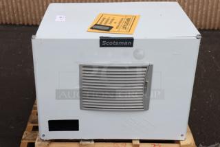 Scotsman MC0530MA-1A Prodigy Elite 30" ice machine, air-cooled, 525 lb capacity, new, unboxed, scratches and dents visible.