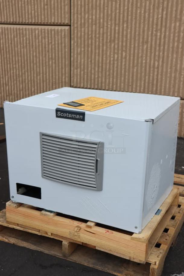 Scotsman MC0530MA-1A Prodigy Elite ice machine, new, unboxed, with some scratches and dents, air-cooled, 525 lb. capacity.
