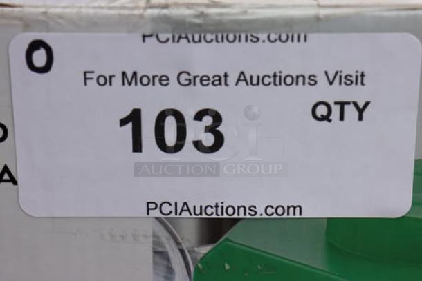 AvaMix 928BASEFP1 motor base, new in box, with pulse button for 1 hp food processors, auction tag visible.