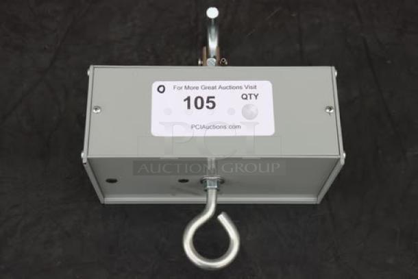 Cardinal Detecto HSDC-40 digital hanging scale, 40 lb capacity, new, legal for trade, model HSDC-40, serial E08725-0096.