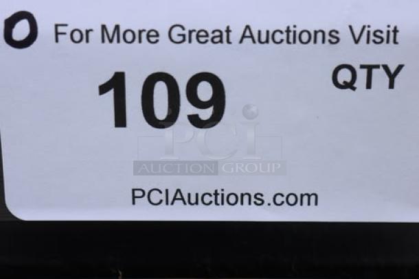 Regency 18" x 36" stainless steel drop-in ice bin, model 600diib1836, brand new scratch-n-dent. Auction lot label visible.
