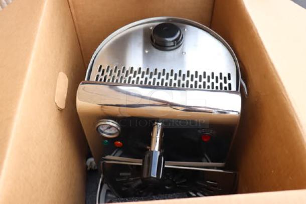 Brand new Astra STS1300 Pro Semi-Automatic Pourover Milk and Beverage Steamer, 110V, in original box.