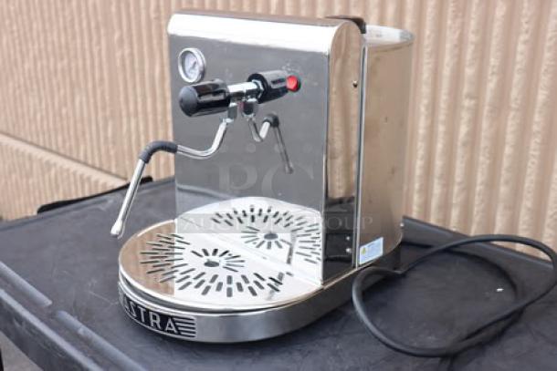 BRAND NEW Astra STS1300 Pro Standard Semi-Automatic Pourover Milk Steamer, stainless steel, 110V, sleek design, visible gauge.