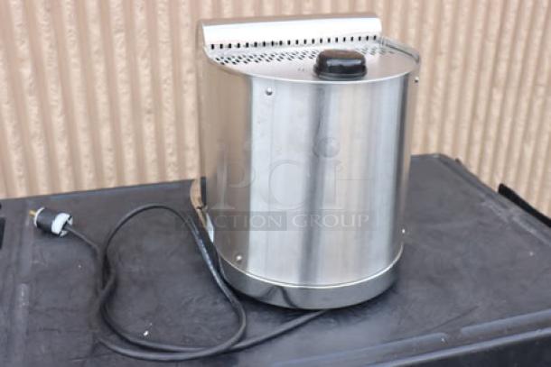 Brand new Astra STS1300 Pro semi-automatic pourover steamer, stainless steel finish, 110V, includes power cord.