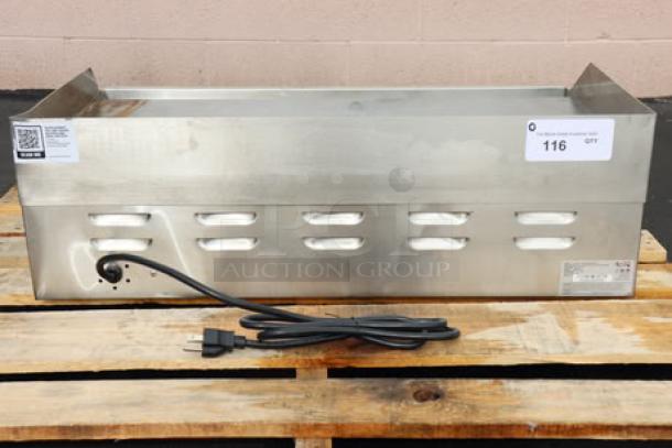 Brand new Avantco EG30N 30" electric countertop griddle, 208/240V, 3375W-4500W. Serial number: EG30D24070069.