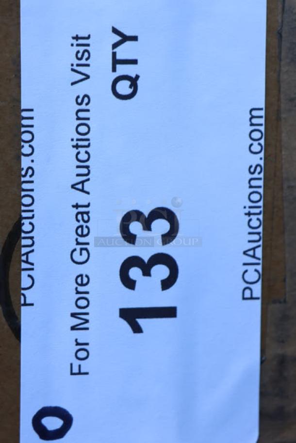 Regency 600TSB2430S stainless steel work table with backsplash and undershelf. New, may have scratches/dents. Box damaged.