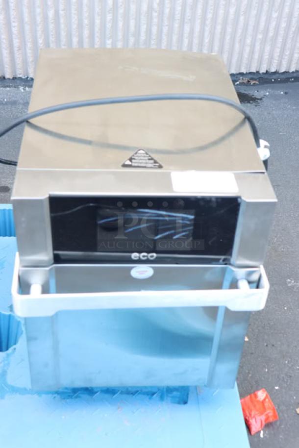 TurboChef Eco stainless steel ventless oven, brand new scratch-and-dent, one-touch controls, S/N: ECOHD01432.