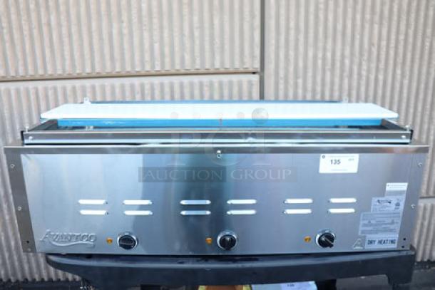 Brand new Avantco STE-3S electric steam table, three pan open well, with undershelf, 120V, 1500W, serial#: CK-240637R-082.