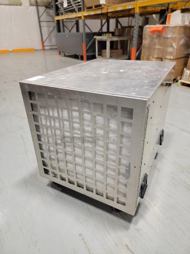 Professional-grade ACSI Force Air 2000 EC Negative Air Machine with durable aluminum housing, multi-stage filtration, and casters.