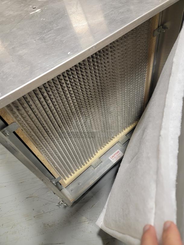 ACSI Force Air 2000 EC air scrubber with visible multi-stage filtration and durable aluminum housing.