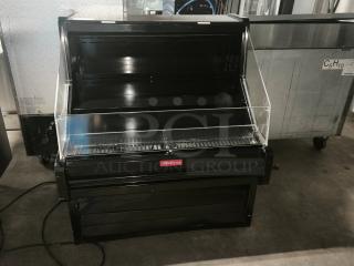Howard-McCray 39" impulse horizontal open air cooler, model SC-OS30E-3-B, with three levels, in good condition.