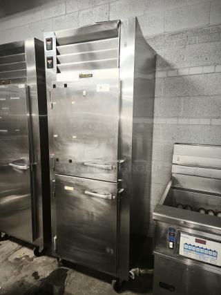 Traulsen RDT132WUT-HHS stainless steel reach-in refrigerator/freezer, 21.6 cu. ft., like new, tested, 115 volts.