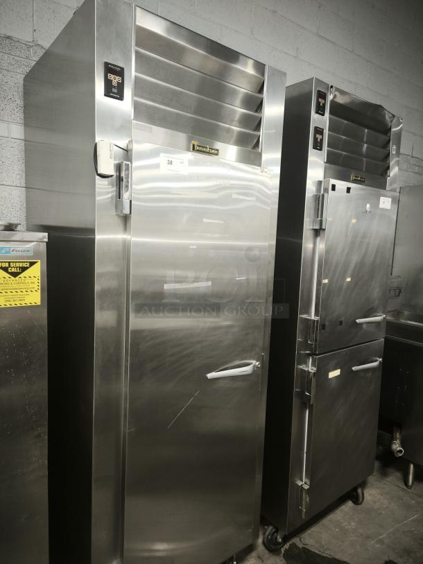 Traulsen RHT132WUT-FHS stainless steel 24.2 Cu. Ft. reach-in refrigerator, like new, tested and working.