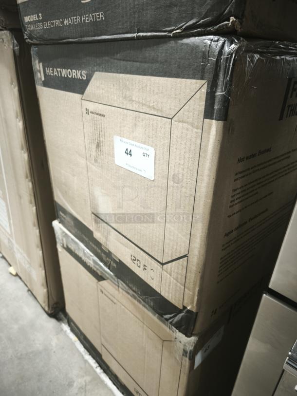 Heatworks Model 3 HW-0007 electric tankless smart water heater in original box. New condition.