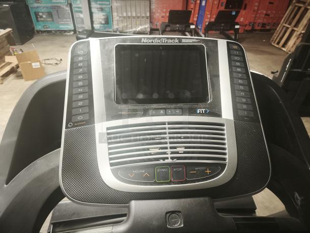 NordicTrack S45i treadmill, model NTL99520, in working condition with digital display, controls, and iFIT compatibility.