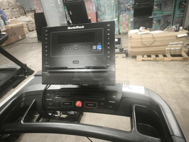 NordicTrack T Series 8 Treadmill, model NTL10425, tested and working. LCD display panel, incline and speed controls visible.
