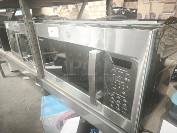 BRAND NEW GE 1.9 Cu. Ft. Over-the-Range Microwave Oven, Model JVM7195SK6SS, stainless steel, factory labels intact.