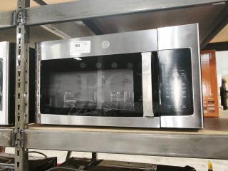 BRAND NEW GE 1.6 Cu. Ft. Over-the-Range Microwave Oven, model JVM3162RJ6SS, stainless steel, with control panel.