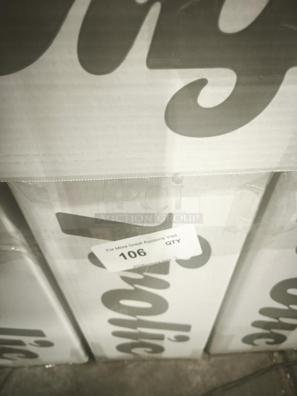 Brand new Frolic Ice Cream Maker, Model: Frolic Machine, in original packaging with auction label displaying "106 QTY."