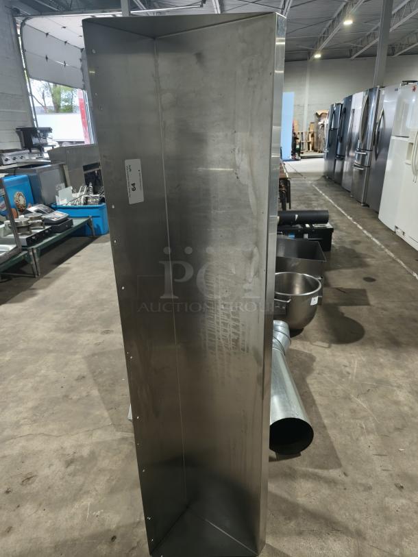 Frymaster 60" wall shelf, stainless steel, heavy duty, excellent condition. Model labeled, ideal for commercial use.