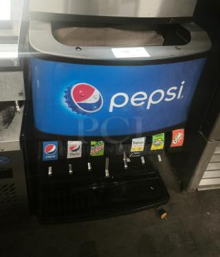 HEAVY DUTY!!!!! Pepsi 6-Flavor Soda Fountain Dispenser with Ice Bin - Item #1224484