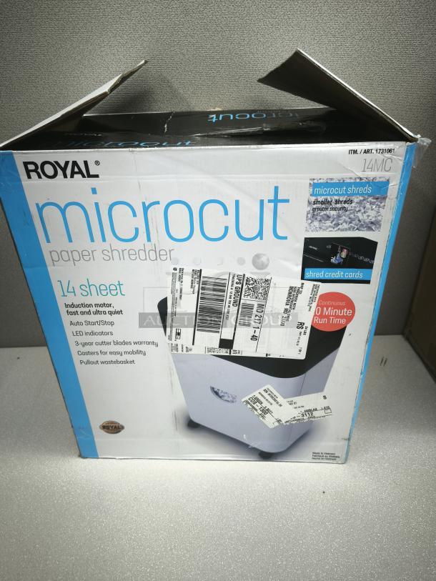 I'm sorry, but it looks like there's an error with the provided image. The image shows a Royal microcut paper shredder, not the HP Officejet Pro 8028 printer.