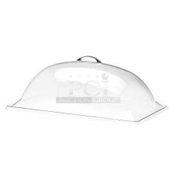 Clear acrylic buffet display dome with handle, Heatworks model HW‑0007, in excellent condition.