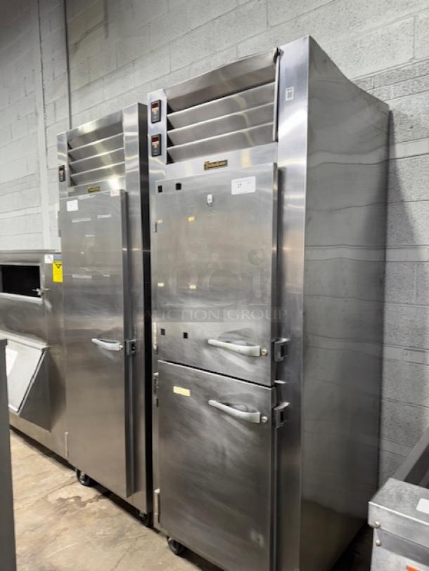 Traulsen RDT132WUT-HHS stainless steel reach-in refrigerator/freezer, 21.6 cu. ft., excellent condition, tested and working.