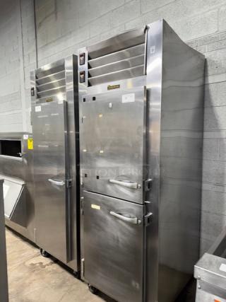 NICE LIKE NEW !!!!!!!!!!!!!!!!Traulsen RDT132WUT-HHS Stainless Steel 21.6 Cu. Ft. Single Section Reach In Refrigerator / Freezer - Specification Line Phase1 Phase Voltage 115 Volts TESTED AND WORKING - Item #1224116