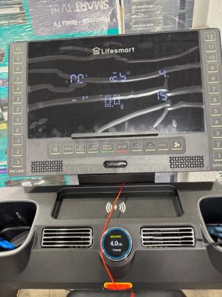 Lifesmart TM4500 PowerTouch™ treadmill console; tested, working condition. Digital display shows speed, incline, distance.