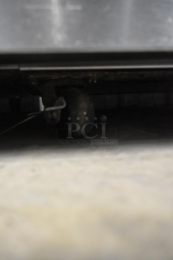 2019 Delfield 406P-STAR2 undercounter cooler on commercial casters, stainless steel, 115V, 1 phase.