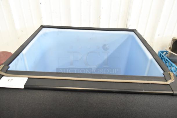 2023 Ice-O-Matic B55PSC stainless steel commercial ice bin, large capacity, good condition, model tag visible.