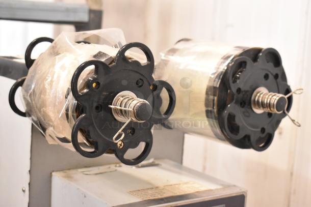 Leadway ET-99SU Metal Cup Sealing Machine, pristine condition, 110/120V, 1 phase, features secure sealing mechanism.