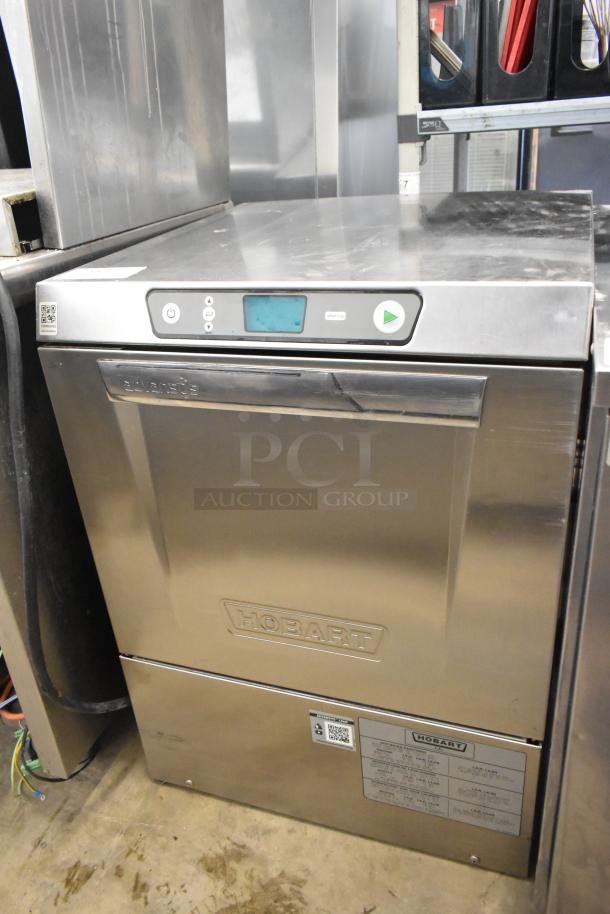 2018 Hobart LXER stainless steel undercounter dishwasher, commercial-grade, 120/208-240V, 1 phase, excellent condition.