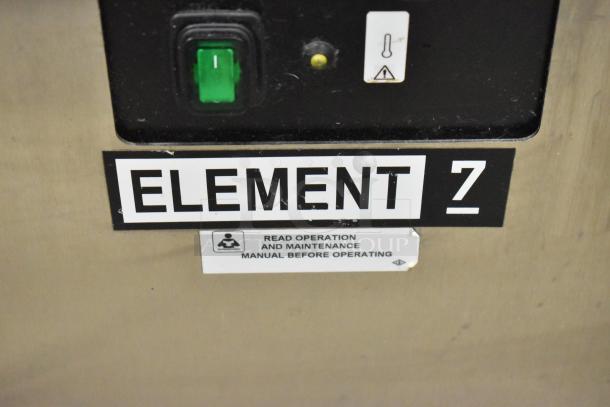 Jun-Air 87R-4MN1-HSBHH Nitro Brew Nitrogen Generator, stainless steel, commercial casters, "ELEMENT 7" label visible.