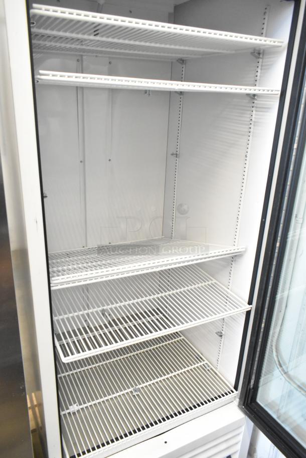 2023 True TSCI-600R-G-PH commercial cooler, single door, poly-coated racks, 115V, excellent condition.