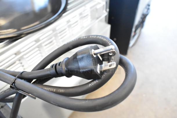 KoolMore KM-CWO30-BSS convection microwave power cord and plug, showcasing electrical specifications. Brand new condition.