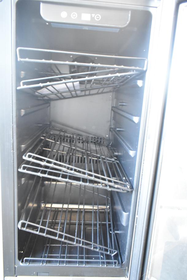 Brand new KoolMore KM-BIR3C-GD stainless steel, glass-door refrigerator. Includes adjustable wire shelves; 115V, 1 phase.
