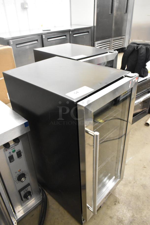BRAND NEW KoolMore KM-BIR3C-GD stainless steel glass-door fridge, 115V, 1 phase, scratch and dent condition.