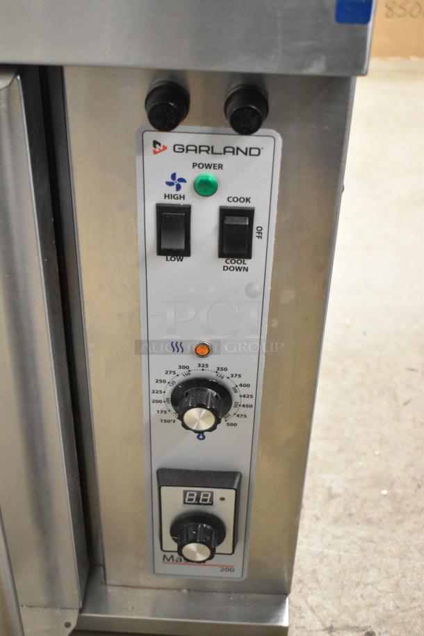 2025 Garland MCO-E-5-C stainless steel half-size convection oven, thermostatic controls, 230/240V, 1-phase.