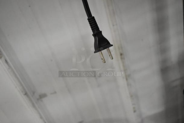 Power cord plug for HP DeskJet Plus 4155, showing a standard two-prong design.