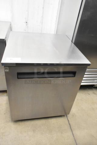 2020 Delfield 406P-STAR2 stainless steel undercounter cooler on casters. Single door, 115V, 1 phase, excellent condition.