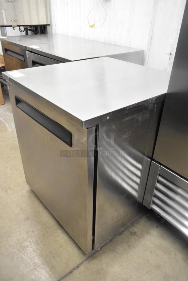 Delfield 406P-STAR2 stainless steel undercounter cooler, single door, on casters, 115V, 1 phase. Excellent condition.