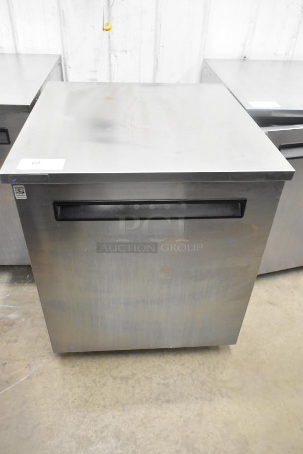 2020 Delfield 406P-STAR2 single door undercounter cooler in stainless steel on casters, 115V, excellent condition.
