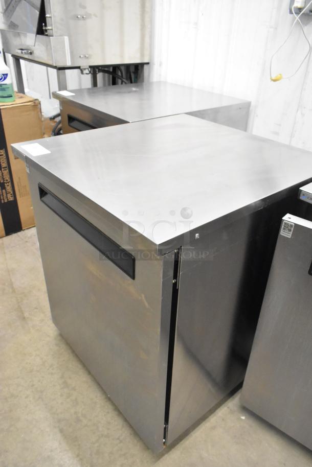 2020 Delfield 406P-STAR2 stainless steel undercounter cooler on casters, single door, 115V, excellent condition.
