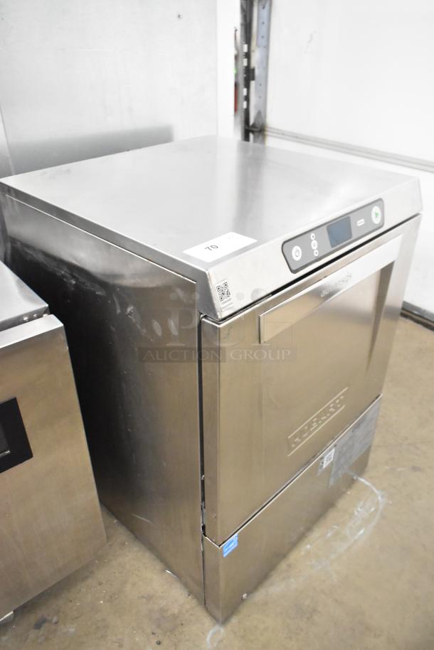 2023 Hobart LXER stainless steel commercial undercounter dishwasher, like new condition, 120/208-240V, 1 Phase.